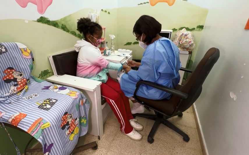 Clínica para tratamientos ambulatorios en el Hospital de Especialidades Pediátricas.