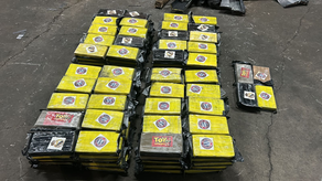 Decomisan 240 paquetes de droga. Decomisan 240 paquetes de droga.