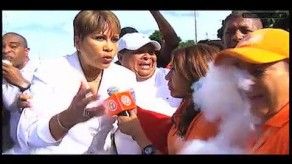 Periodistas afectados por gases lacrimógenos en Colón