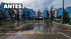 Empresa rescata cancha comunitaria en Curundú