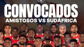 Jugadores convocados para los partidos amistosos Panamá vs. Sudáfrica.