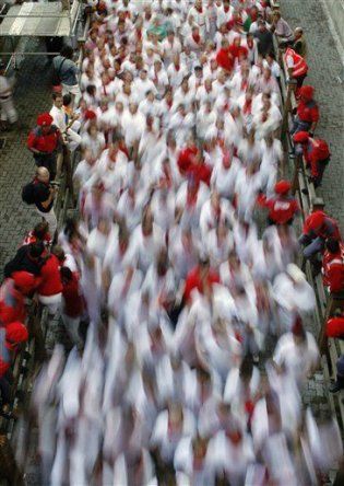 Encierro de San Fermín, Pamplona 2008