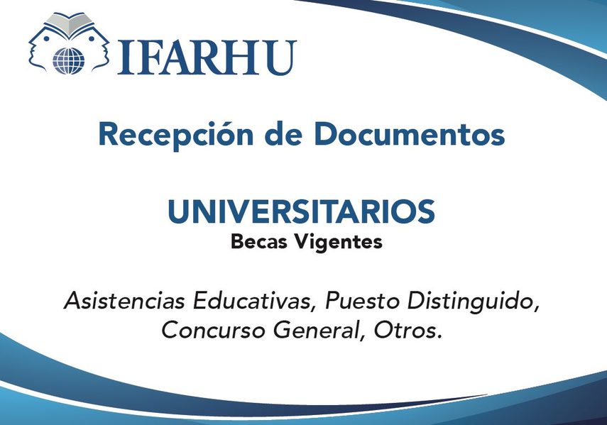Calendario de recepción de documentos para el pago de becas vigentes a universitarios&nbsp;