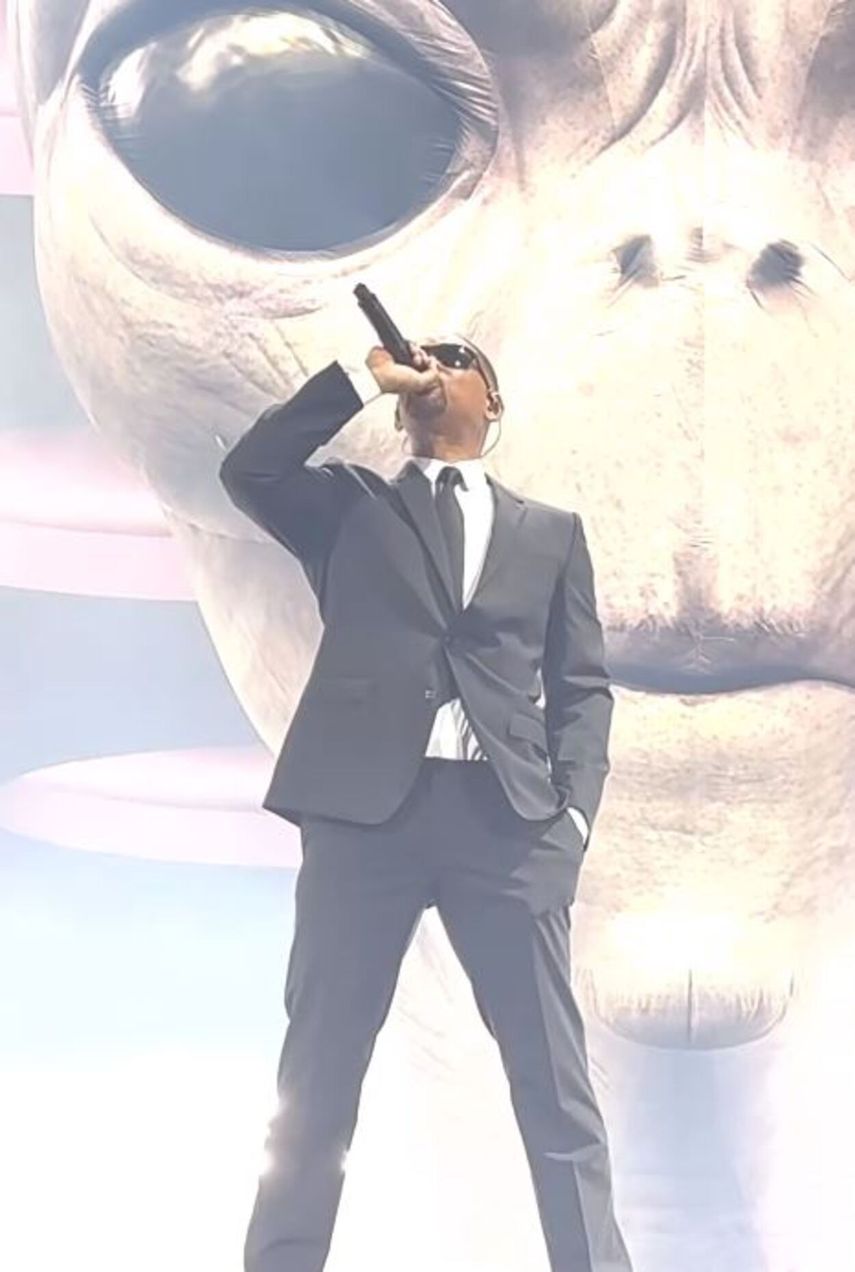 Will Smith sorprende al público de Coachella con el show de Hombres de Negro