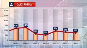 Evolución de los casos de COVID-19 y decesos en Panamá