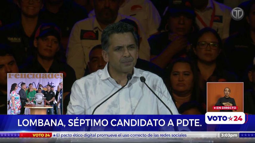 El directo mensaje de Lombana tras su ratificación de candidatura