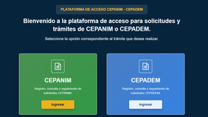 Plataforma del CEPANIM 2026 Panamá.&nbsp;