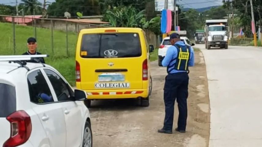 ATTT desarrolla operativo de paz y salvo en Panamá Norte.