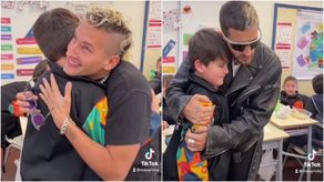 Niño llora al no poder subir al escenario en show de Mau y Ricky