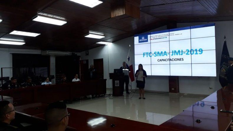 Miembros de los estamentos de seguridad son capacitados en idiomas de cara a la JMJ