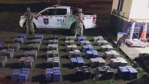 Paquetes de droga incautados en Isla Colón. Paquetes de droga incautados en Isla Colón.