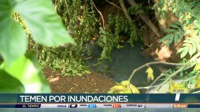 Residentes de Barrio Colón temen a una inundación