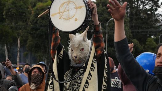 Las manifestaciones se caracterizaron por los férreos bloqueos de carreteras.
