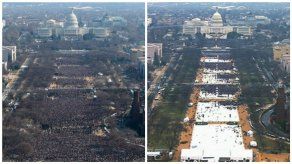 Trump convoca a funcionario por fotos sobre multitudes