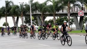 Recreovía en la Cinta Costera