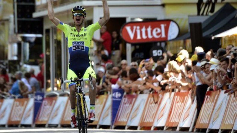 El australiano Rogers gana la etapa 16 del Tour; Nibali sigue líder