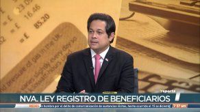 Director de la DGI se refiere a recaudación y nueva ley de registro de beneficiarios