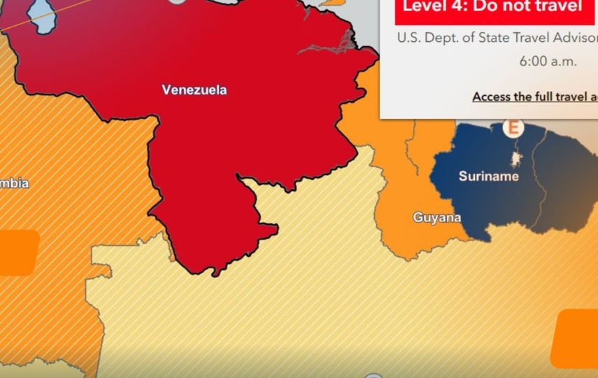 Estados Unidos pide a sus ciudadanos salir de Venezuela de inmediato