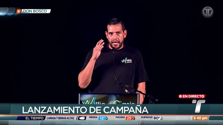 Lanzamiento de campaña del candidato a la alcaldía