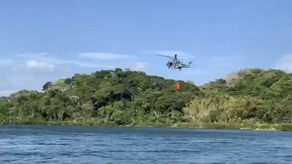 Cerro Patacón: SENAN ayuda a apagar incendio en helicóptero Cerro Patacón: SENAN ayuda a apagar incendio en helicóptero