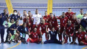 Selección futsal de Panamá tras obtener su pase al Mundial Lituania 2021