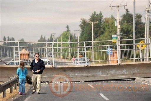 Grandes daños dejó sismo de 8.8 en Chile
