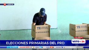 Pedro Miguel González ejerce su voto en elecciones primarias del PRD