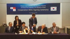 Canal de Panamá y Puerto de Busan firman acuerdo para establecer alianza de cooperación