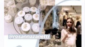 La espectacular baby shower de Rosanna Zanetti