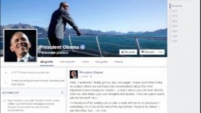 Obama lanza su página en Facebook con mensaje sobre cambio climático