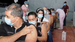 Jornada de vacunación contra covid-19 en Panamá.