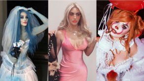 Personajes de película triunfan en el Halloween de las celebridades