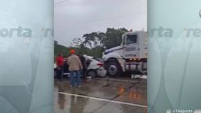 Se registra aparatoso accidente de tránsito en la Autopista Panamá - Colón.