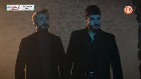 Miran y Firat encaran a Cihan luego de disparar al hombre que intentó matar a Miran con el camión.