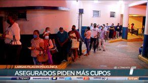 Largas filas para obtener citas en policlínicas de la CSS