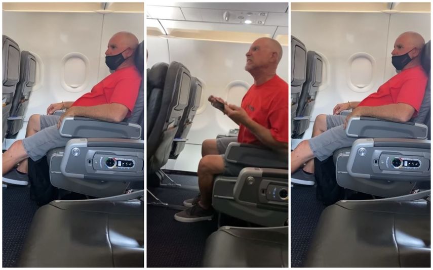 El hecho sucedió en un vuelo de Los Angeles a Salt Lake City.