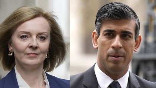 Los conservadores eligen entre la secretaria de Exteriores, Liz Truss, y el exjefe del Tesoro, Rishi Sunak, para suceder al primer ministro, Boris Johnson.