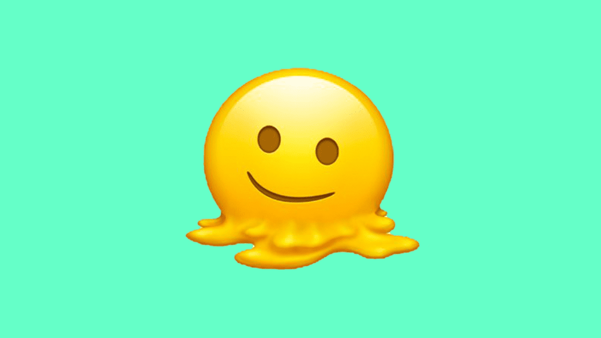 Qu significa el emoji derriti ndose en WhatsApp