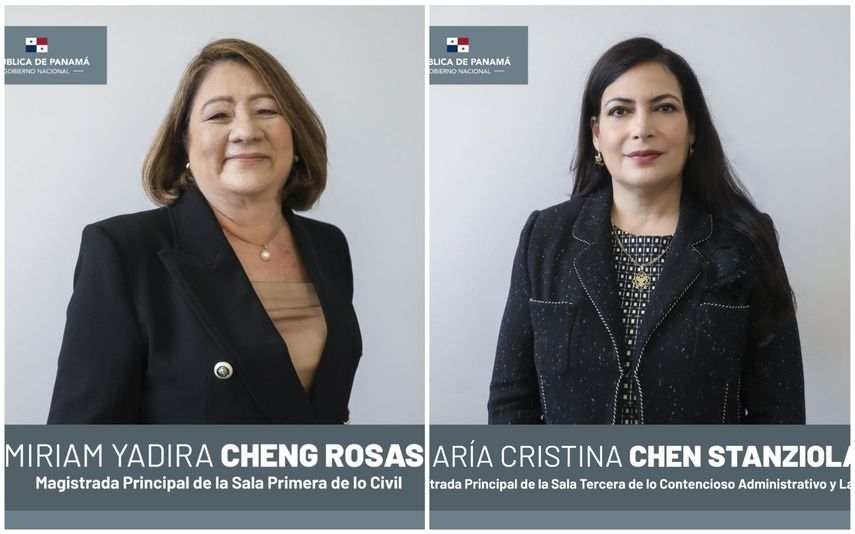 Miriam Cheng y María Cristina Chen.