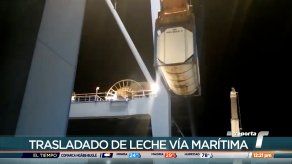 Trasladan más de 125 mil litros de leche desde Chiriquí a Panamá vía marítima