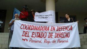 Protesta pacífica se registró en los predios de la CSJ