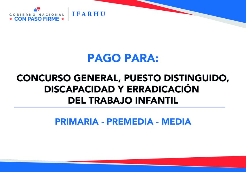 IFARHU: Calendario de pago de becas pendientes para beneficiarios que reciben cheque