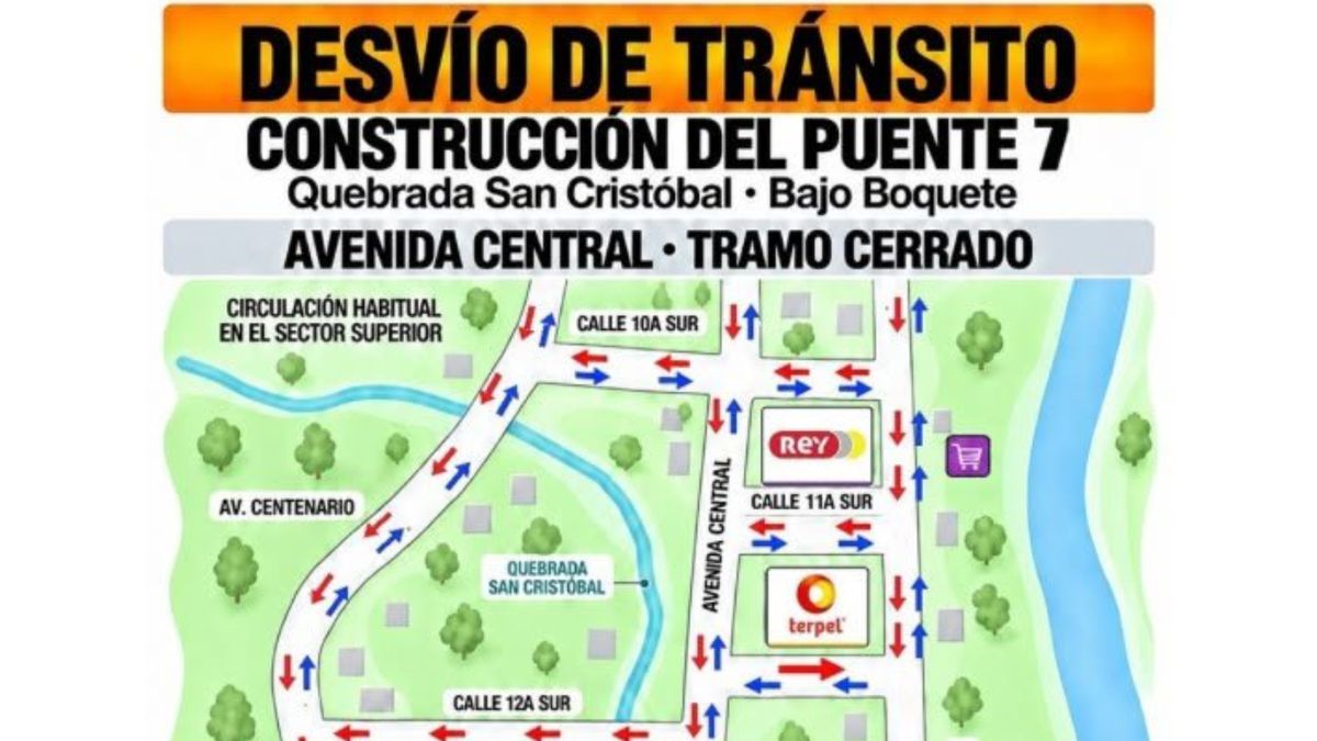 MOP iniciará demolición de puente en Boquete este 15 de octubre.