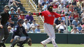 Ortiz se despide de Fort Myers con un jonrón