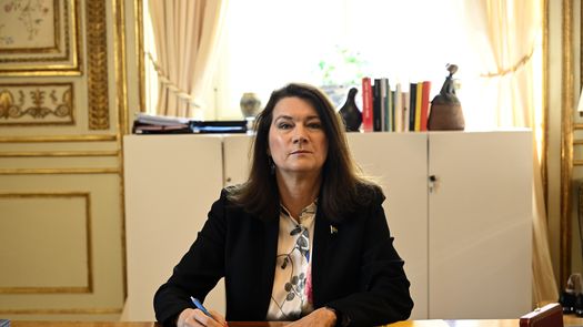 Ann Linde,&nbsp;ministra sueca de Exteriores.
