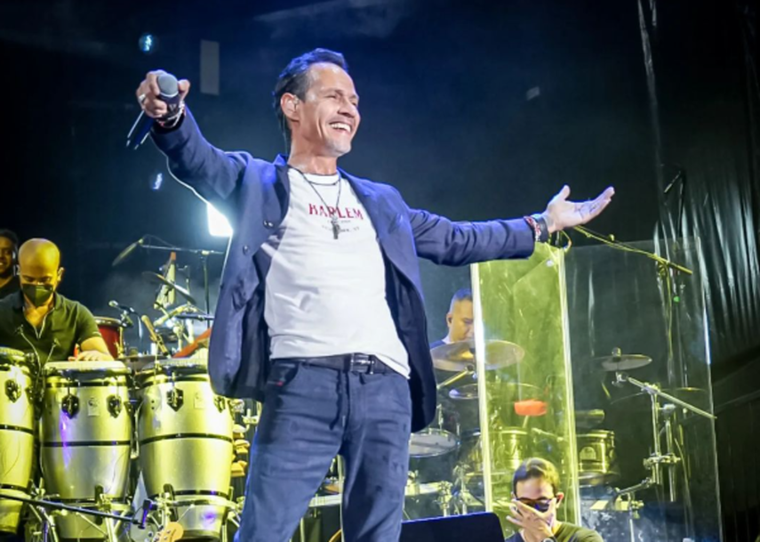 El salsero Marc Anthony hizo vibrar el Rommel Fernández.Foto: Instagram Foshys Fosh
