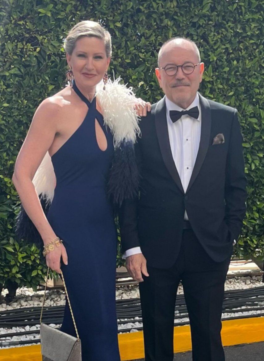 Oscars 2024: Rubén Blades y su esposa Luba Mason dicen presente en la edición 96°.
