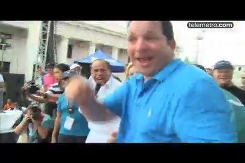 CD celebró al ritmo de Barney 3 años de gobierno de Martinelli