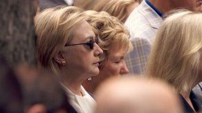 Clinton tiene neumonía y se deshidrató en acto del 9/11