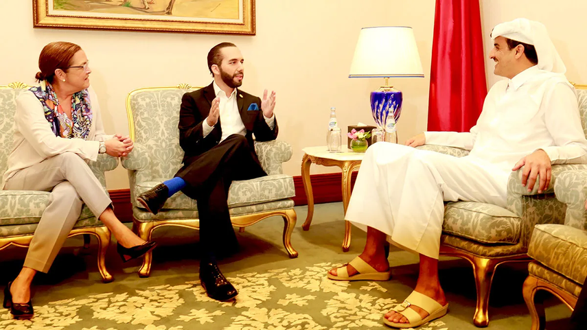 Bukele y el emir de Catar firman acuerdos de cooperación